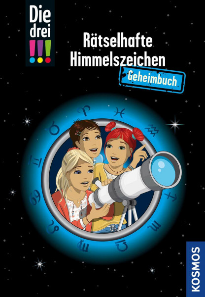 Die drei !!!, Rätselhafte Himmelszeichen: Geheimbuch mit Rätseln in den verschlossenen Seiten