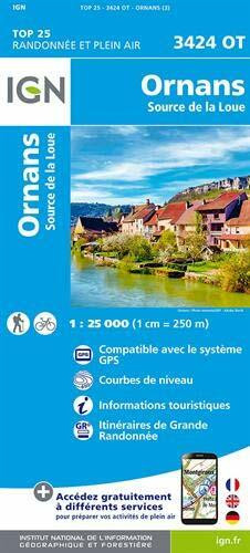 Ornans - Source de la Loue 1:25 000