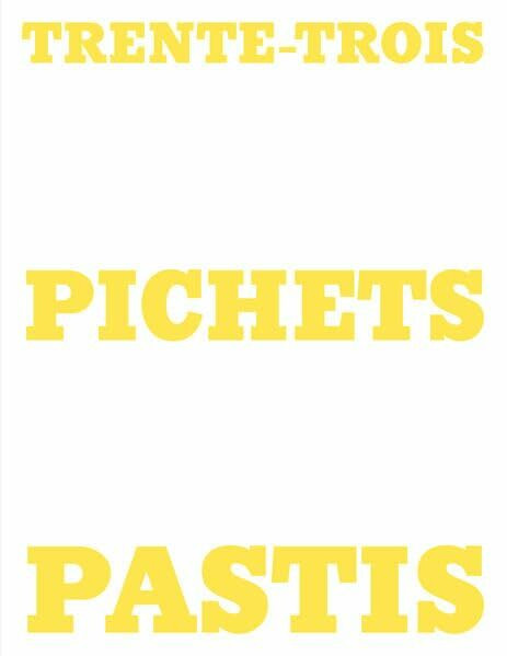 Trente-Trois Pichets Pastis: Photographs by Rui Camilo