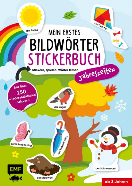 Mein erstes Bildwörter-Stickerbuch - Jahreszeiten