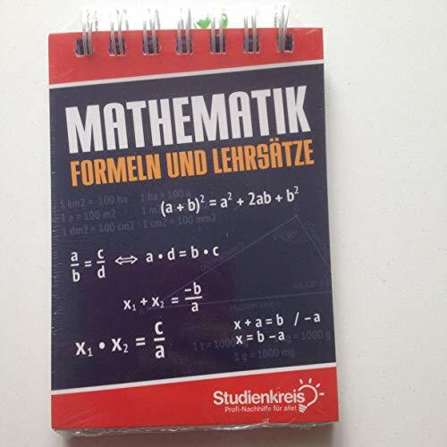 MATHEMATIK. Formeln und Lehrsätze
