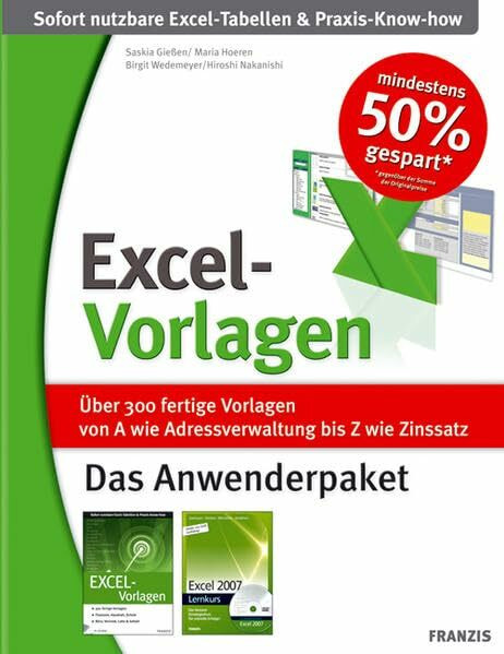 Excel-Vorlagen - Das Anwenderpaket