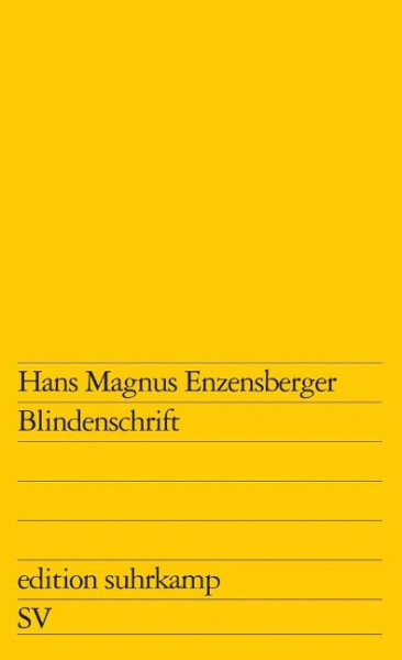 Blindenschrift