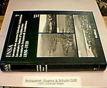 Inventar der neueren Schweizer Architektur 1850-1920 INSA: Montreux, Neuchâtel, Olten, Rorschach: BD 7