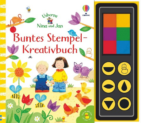 Nina und Jan - Buntes Stempel-Kreativbuch