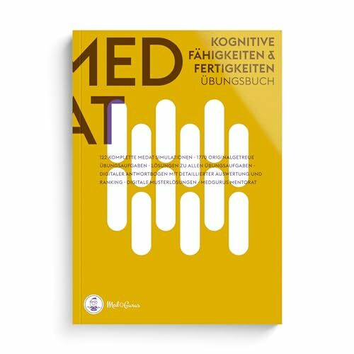 MedGurus MedAT 2024 Kognitive Fähigkeiten und Fertigkeiten - Übungsbuch zur Vorbereitung auf den Medizinertest in Österreich