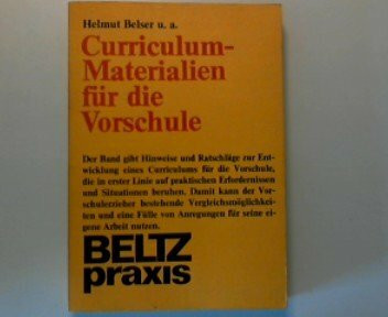 Curriculum - Materialien für Vorschule und Eingangsstufe I