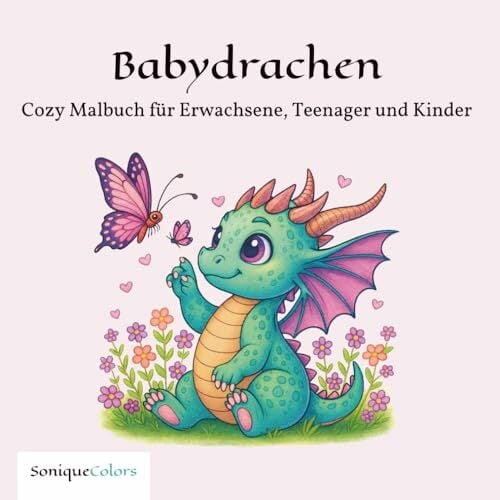 Babydrachen – Cozy Malbuch für Erwachsene, Teenager und Kinder: 50 zauberhafte Babydrachen zum Ausmalen, Entspannen und Träumen Babydrachen – Cozy Malbuch für Erwachsene, Teenager und Kinder: 50 zauberhafte Babydrachen zum Ausmalen, Entspannen und Träumen
