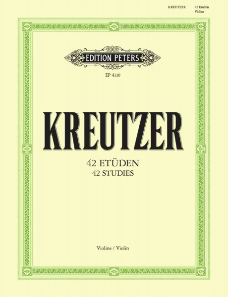 42 Etüden (Capricen): für Violine Solo