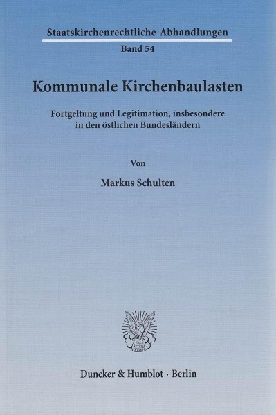 Kommunale Kirchenbaulasten