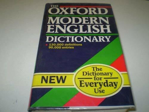 The Oxford Modern English Dictionary