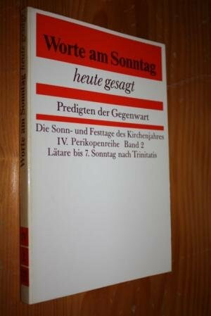 Lätare bis 7. Sonntag nach Trinitatis. ( VI. Perikopenreihe). (Bd. VI/2)