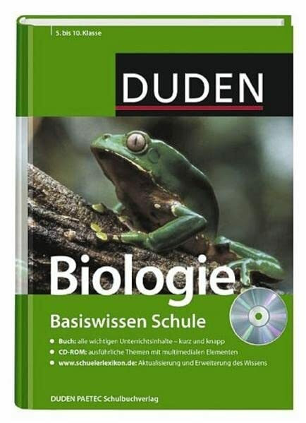 Basiswissen Schule – Biologie 5. bis 10. Klasse: Das Standardwerk für Schüler