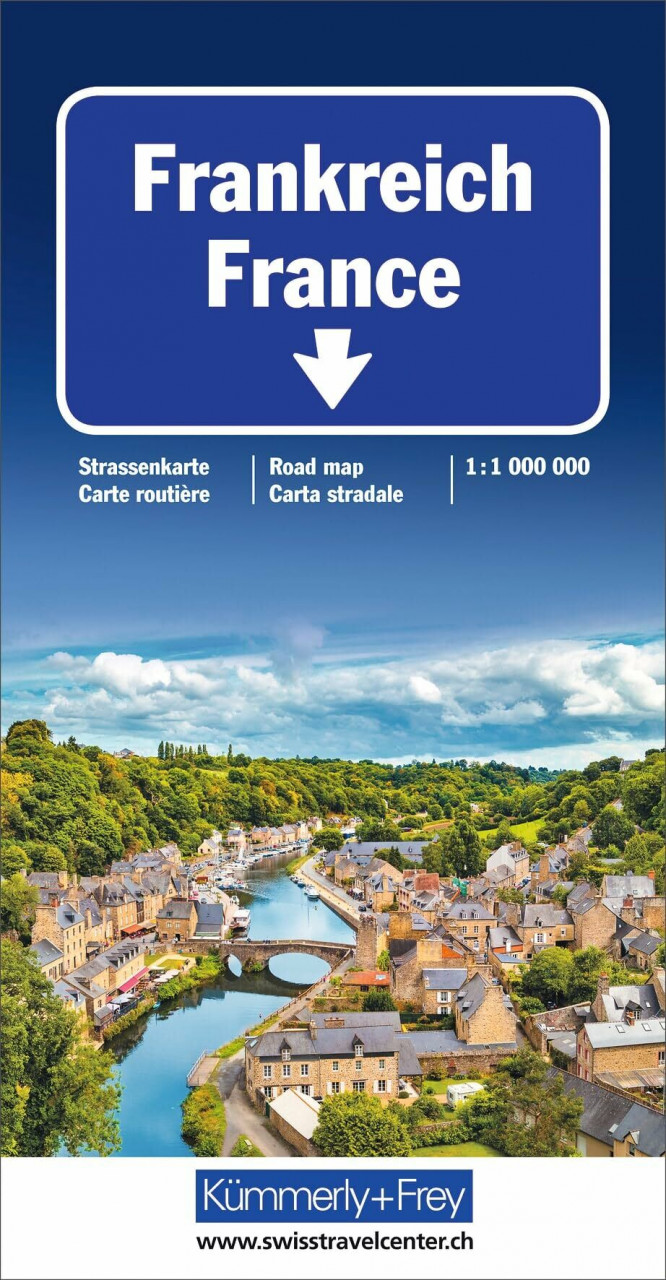 Hallwag Kümmerly+Frey K�mmerly+Frey Strassenkarte Frankreich 1, 1 Mio., Inkl. Transitpl�ne, Ortsverzeichnis Und Reise...