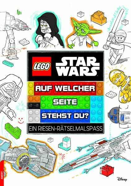 LEGO® Star Wars™ Auf welcher Seite stehst du?: Ein Riesen-Rätselmalspaß