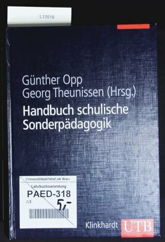 Handbuch schulische Sonderpädagogik