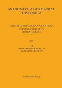 Die Admonitio generalis Karls des Großen