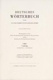 Grimm, Dt. Wörterbuch Neubearbeitung