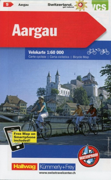 KuF Schweiz Radkarte 05 Aargau 1 : 60 000
