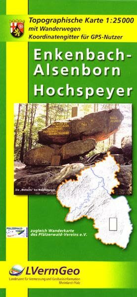 Topographische Karten Rheinland-Pfalz : Enkenbach-Alsenborn, Hochspeyer