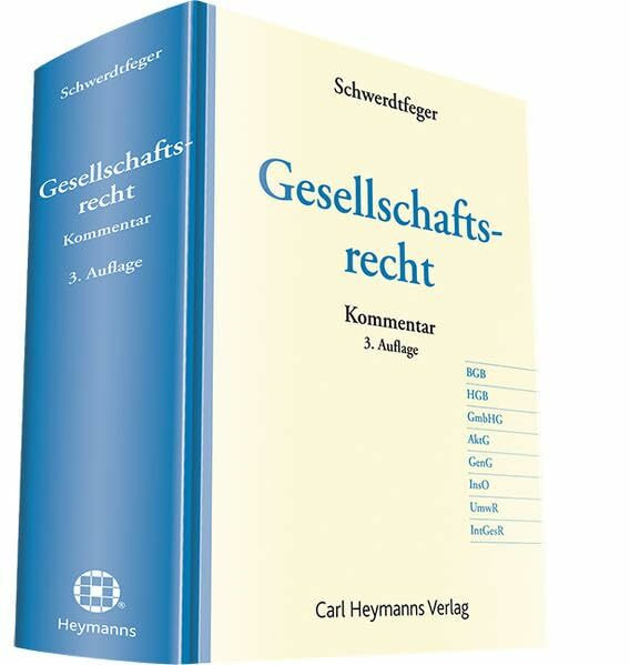 Gesellschaftsrecht: Kommentar