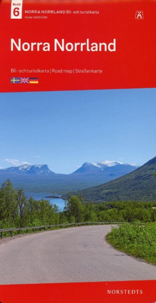 Norra Norrland Bil & Turistkarta Nr 6 1 : 400 000