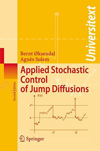 Applied Stochastic Control of Jump Diffusions (Universitext)