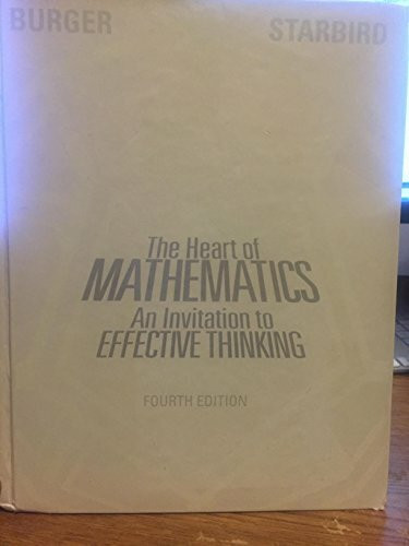 The Heart of Mathematics: An Invitation to Effective Thinking [With 3-D Glasses] (Key Curriculum Press)