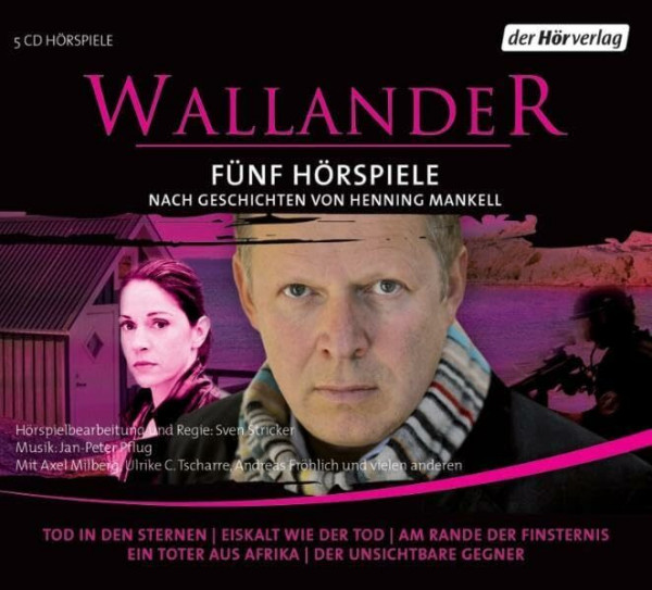 Wallander. Fünf Hörspiele. 1. Staffel: Tod in den Sternen, Eiskalt wie der Tod, Am Rande der Finsternis, Ein Toter aus Afrika, Der unsichtbare Gegner ... Die Hörspiele zur TV-Serie, Band 1)