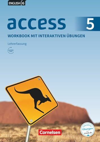 English G Access - Allgemeine Ausgabe: Access|NULL|Allgemeine Ausgabe 2014|Band 5: 9. Schuljahr|NULL|NULL|Workbook mit interaktiven Übungen online - Lehrkräftefassung|Mit Audio-CD und Audios online