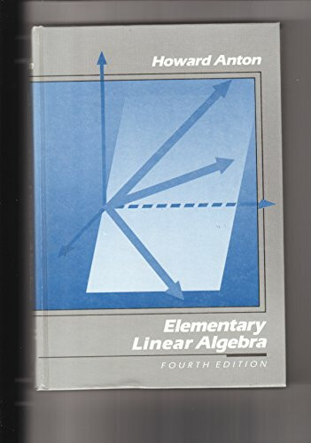 Elementary Linear Algebra