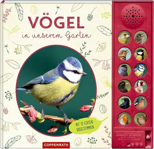 Vögel in unserem Garten: Mit 12 echten Vogelstimmen: Soundbuch mit echten Vogelstimmen zum Entdecken und Staunen für Kinder ab 5 Jahren