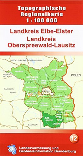 Landkreis Elbe-Elster / Landkreis Oberspreewald-Lausitz 1 : 100 000