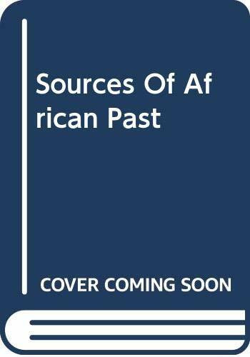 Sources Of African Past