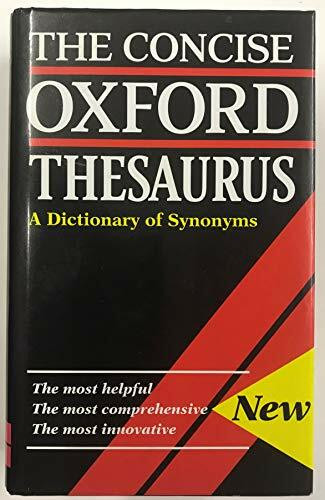 Concise Oxford Ord Ord Thesaurus (Diccionarios Varios)