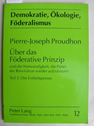 Über das Föderative Prinzip