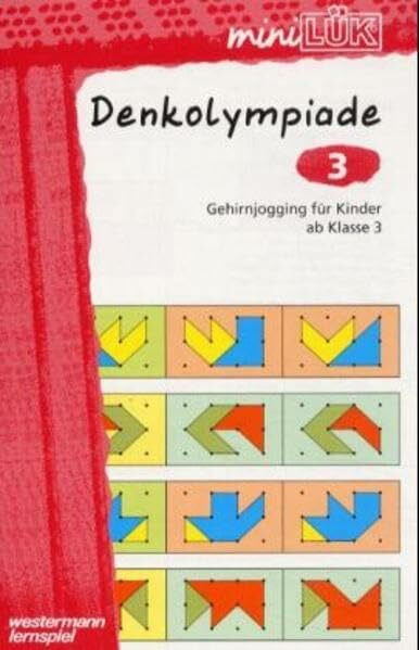 Mini LÜK, Übungshefte, Denkolympiade. Gehirnjogging ab Klasse 3