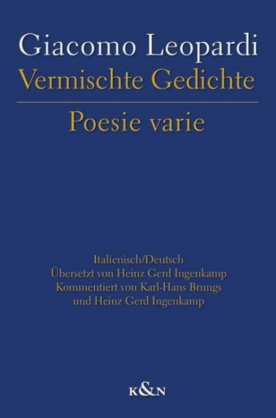 Vermischte Gedichte Poesie varie