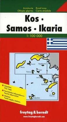 Kos-Samos-Ikaria 1:150, 000: With Cultural Guide