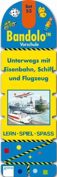 Unterwegs mit Eisenbahn, Schiff und Flugzeug: Bandolo Set 53