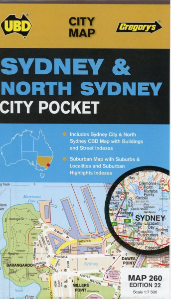 Sydney North Sydney Pocket 1 : 110 000 - 1 : 7 500