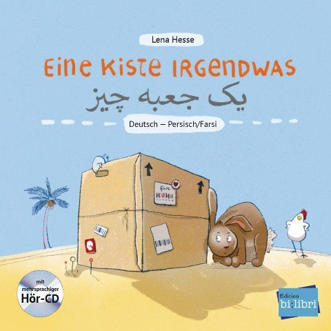 Eine Kiste Irgendwas. Kinderbuch Deutsch-Persisch/Farsi mit Audio-CD