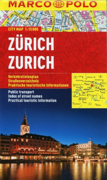 MARCO POLO Cityplan Zürich 1 : 15.000