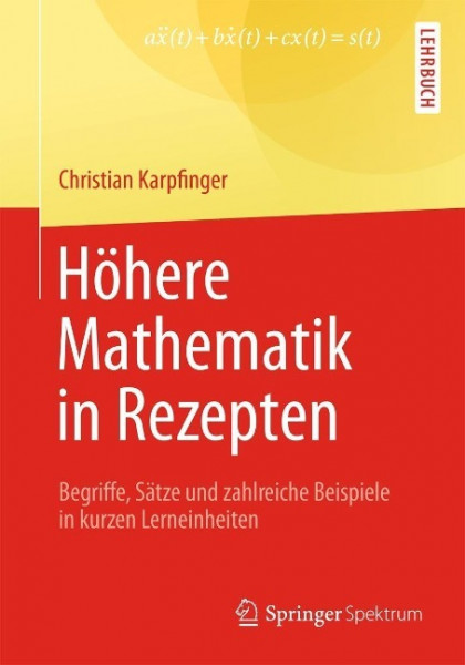 Höhere Mathematik in Rezepten