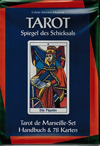 Tarotkarten, Tarot de Marseille, m. Handbuch 'Tarot, Spiegel des Schicksals'