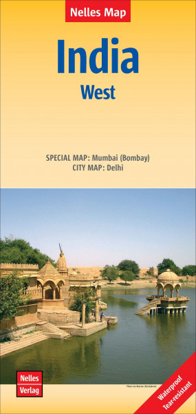Nelles Map Landkarte India: West 1:1 500 000