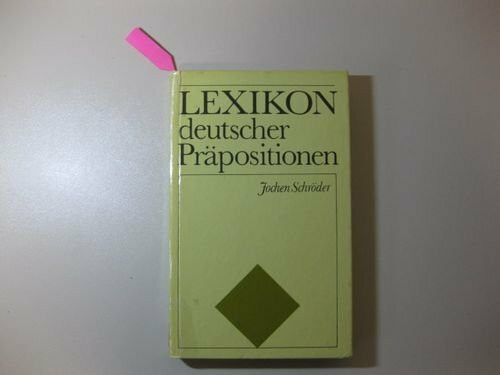 Lexikon deutscher Präpositionen