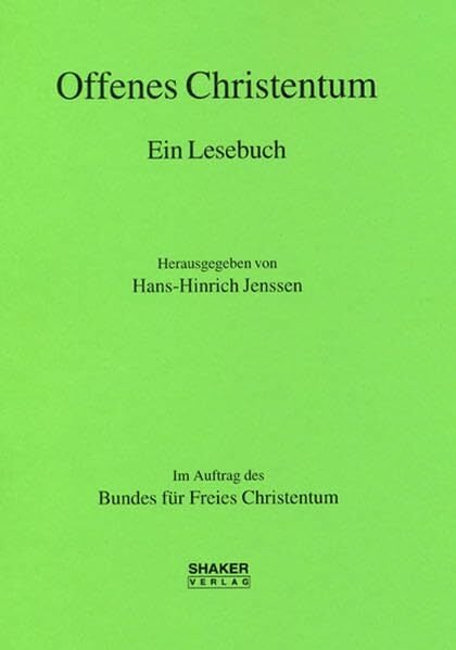 Offenes Christentum - Ein Lesebuch (Theologische Studien) Offenes Christentum - Ein Lesebuch (Theologische Studien)