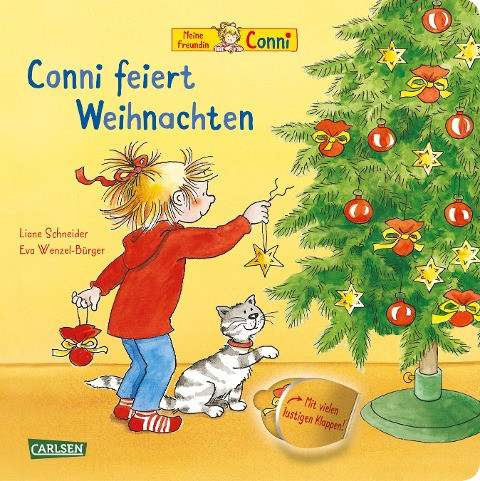 Conni feiert Weihnachten (Pappenbuch mit Klappen)
