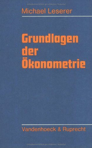 Grundlagen der Ökonometrie